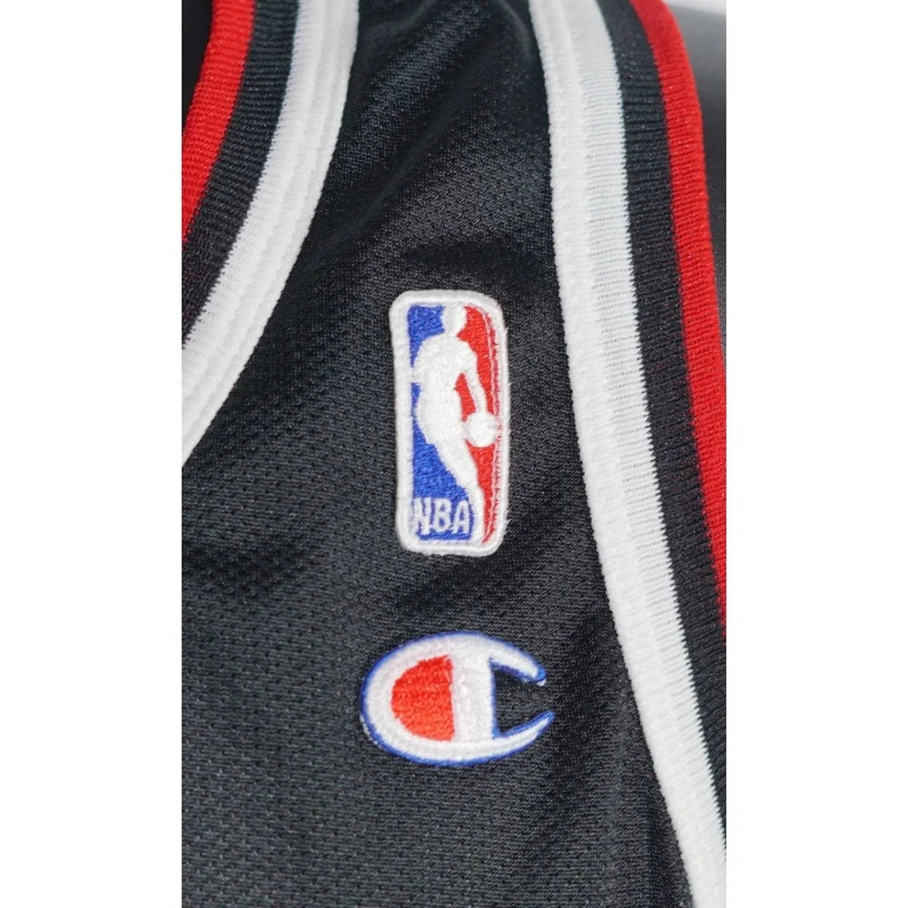 Dennis Rodman Chicago Bulls Champion Jersey Vintage Rare L 44 - Picture 4 of 9